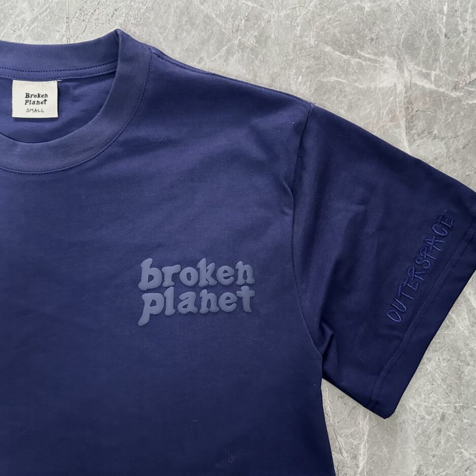 Broken Planet Basics Outer Space Blue T Shirt